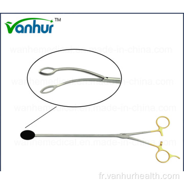 Instruments de thoracoscopie Forceps tissulaires de type ovale